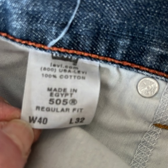 Levi’s‎ 505 Men’s Regular Fit Size 40 - Picture 7 of 13